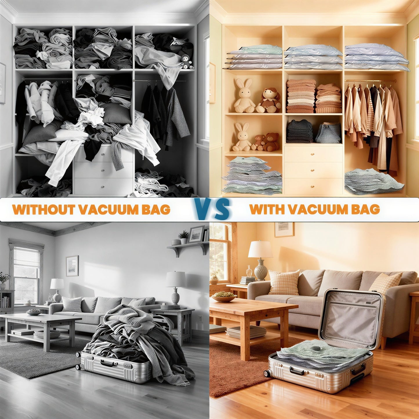 Vacuvo Vacuum Seal Travel Bags