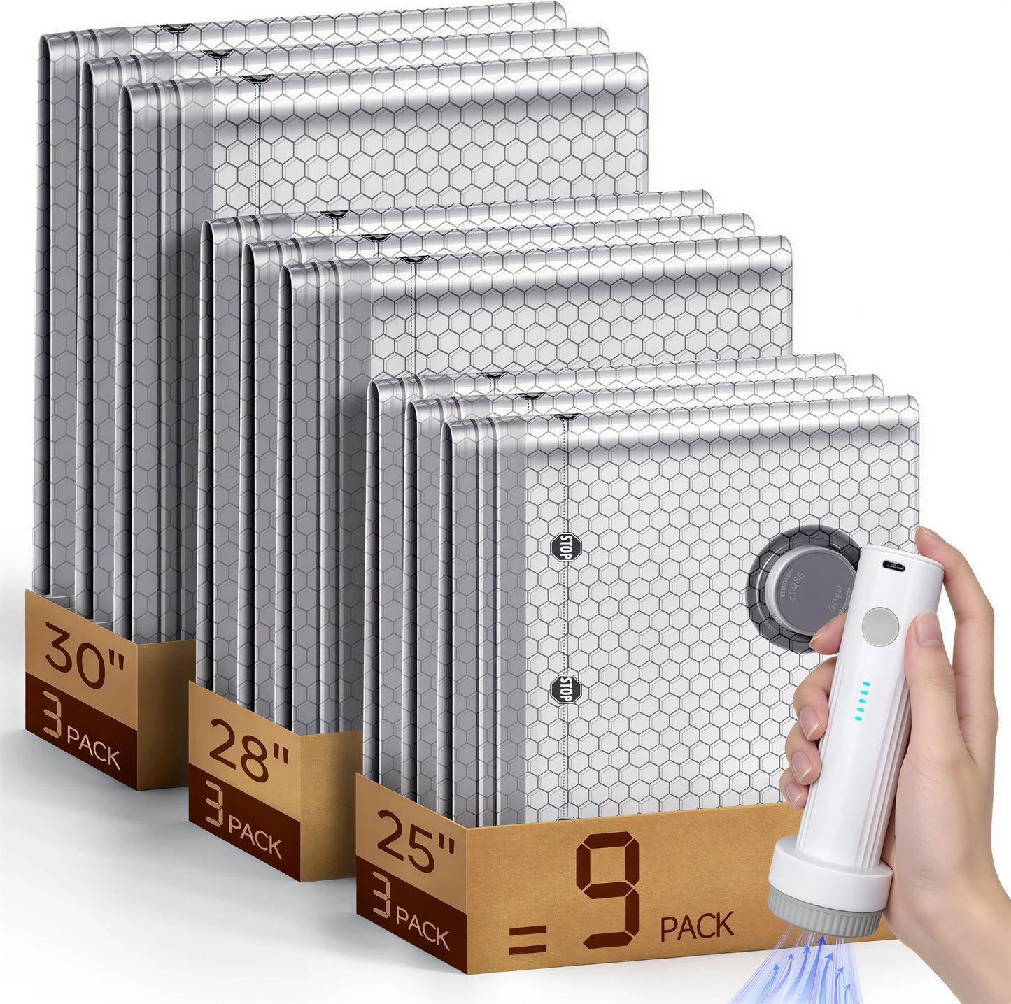 Vacuvo Vacuum Seal Travel Bags